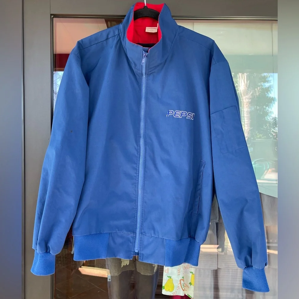 Vintage 90s UNITOG PEPSI Jacket ~ 1990s Pepsi Logo ~ Size 44 Regular